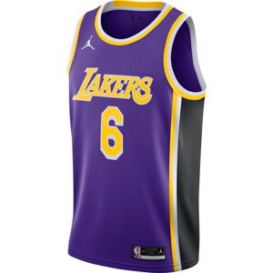 Jordan Lebron James La Lakers Statement Edition 2020 Swingman Jersey - Pánske - Dres Jordan - Fialové - CV9481-513 - Veľkosť: 2XL