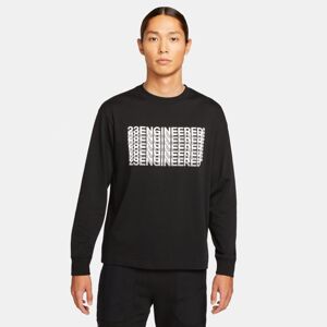 Jordan 23 Engineered Long-Sleeve Tee - Pánske - Tričko Jordan - Čierne - DC9767-010 - Veľkosť: L