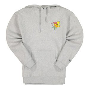 The Simpsons X Chinatown Market Devil Arc Ash Grey - Pánske - Mikina MARKET - Sivé - CTM1970066/0016 - Veľkosť: M
