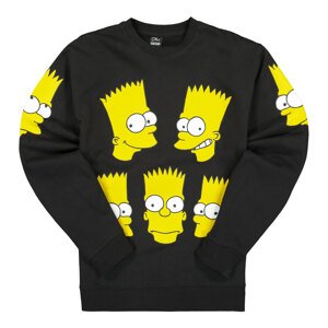 The Simpsons X Chinatown Market Classic Bart Crewneck Sweatshirt Black - Pánske - Mikina MARKET - Čierne - CTM1960083/0001 - Veľkosť: L