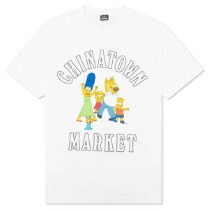 The Simpsons X Chinatown Market Family Og T-Shirt White - Pánske - Tričko MARKET - Biele - CTM1990346/0001 - Veľkosť: L