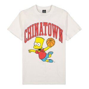 The Simpsons X Chinatown Market Air Bart Arc T-Shirt White - Pánske - Tričko MARKET - Biele - CTM1990348/1201 - Veľkosť: L