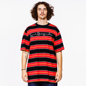 Karl Kani Originals Stripe Tee Red / Black / Green - Pánske - Tričko Karl Kani - Viacfarebné - 6030928 - Veľkosť: S