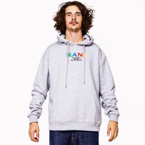 Karl Kani Retro Ash Grey - Pánske - Mikina Karl Kani - Sivé - 6093652 - Veľkosť: XL