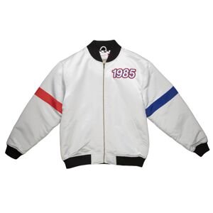 Mitchell & Ness All Star Heavyweight Satin Jacket Silver - Pánske - Bunda Mitchell & Ness - Sivé - STJKAJ19062-ASGSILV - Veľkosť: XL