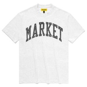 Market Arc Puff T-shirt Ash Grey - Pánske - Tričko MARKET - Sivé - 399000613/0016 - Veľkosť: S