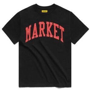 Market Arc Puff T-shirt Black - Pánske - Tričko MARKET - Čierne - 399000613/0001 - Veľkosť: S