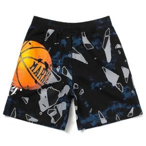 Market Shattered Backboard Tie-Dye Sweatshorts Black - Pánske - Kraťasy MARKET - Čierne - 395000241/190134 - Veľkosť: XL