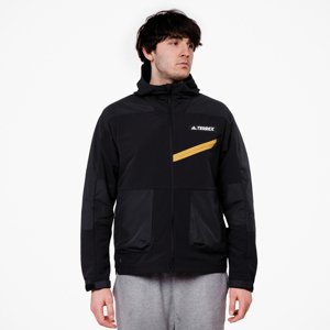 adidas Terrex Utilitas Sof Shell Jacket Black - Pánske - Bunda adidas - Čierne - HE5202 - Veľkosť: M