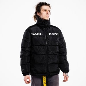 Karl Kani Retro Essential Puffer Jacket Black - Pánske - Bunda Karl Kani - Čierne - 6076783 - Veľkosť: XL