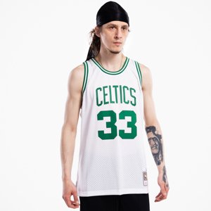 Mitchell & Ness Swingman Jersey Boston Celtics Larry Bird White - Pánske - Dres Mitchell & Ness - Biele - SMJYGS18141-BCEWHIT85LBI - Veľkosť: 2XL