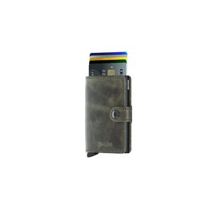 Secrid Miniwallet Vintage Olive-Black - Unisex - Doplnok Secrid - Čierne - MV-OLIVE-BLACK - Veľkosť: UNI