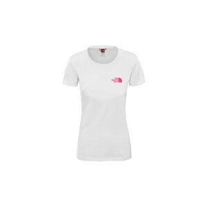 The North Face W Bf Red Box Tee - Dámske - Tričko The North Face - Biele - NF0A4M5QP81 - Veľkosť: XS