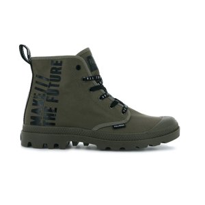 Palladium Pampa Hi Future Dusky Green - Pánske - Tenisky Palladium - Zelené - 76885-308-M - Veľkosť: 36