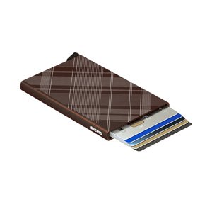 Secrid Cardprotector Laser tartan Brown - Unisex - Doplnok Secrid - Hnedé - CLa-Tartan-brown - Veľkosť: UNI