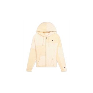 Champion Patchwork Velour Fleece ZIP-UP - Dámske - Mikina Champion - Biele - 113506-F20-YS094 - Veľkosť: M