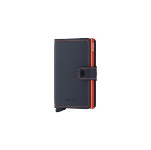 Secrid Miniwallet Matte Nightblue & Orange - Unisex - Doplnok Secrid - Modré - MM-nightblue-orange - Veľkosť: UNI