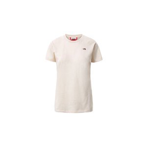 The North Face W S/S Scrap Tee - Dámske - Tričko The North Face - Hnedé - NF0A55GWLE7 - Veľkosť: S