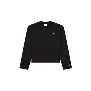 Champion Long Sleeve Jersey Top - Dámske - Tričko Champion - Čierne - 114235-KK001 - Veľkosť: M