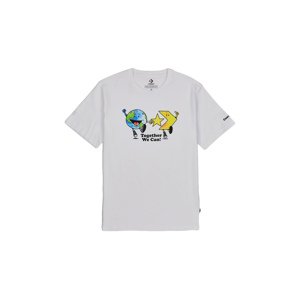 Converse Renew Together We Can Tee White - Pánske - Tričko Converse - Biele - 10023059-A02 - Veľkosť: M
