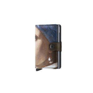 Secrid Miniwallet x Art Mauritshuis Goldfinch - Unisex - Doplnok Secrid - Hnedé - MAr-Pearl - Veľkosť: UNI