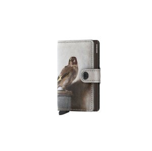 Secrid Miniwallet x Art Mauritshuis Goldfinch - Unisex - Doplnok Secrid - Sivé - MAr-Gold - Veľkosť: UNI