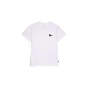 Converse Chuck Taylor High Top Graphic T-Shirt - Dámske - Tričko Converse - Biele - 10022975-A02 - Veľkosť: M