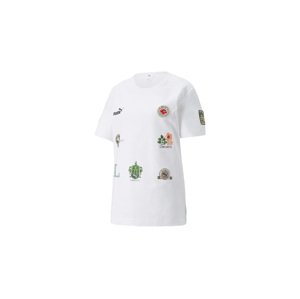 Puma x LIBERTY Badge Women's Tee - Dámske - Tričko Puma - Biele - 534049_02 - Veľkosť: L