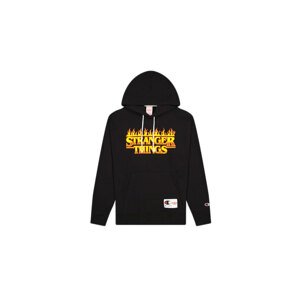 Champion x Stranger Things - Pánske - Mikina Champion - Čierne - 217780-KK003 - Veľkosť: XL