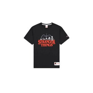 Champion x Stranger Things Men´s T-Shirt - Pánske - Mikina Champion - Čierne - 217791-KK006 - Veľkosť: L