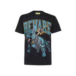 Market Beware Dog Washed Tee Black - Pánske - Tričko MARKET - Čierne - 399001086 - Veľkosť: S