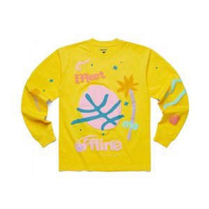 Market Meet Me Offline Longsleeve Tee Yellow - Pánske - Tričko MARKET - Žlté - 398000330 - Veľkosť: M