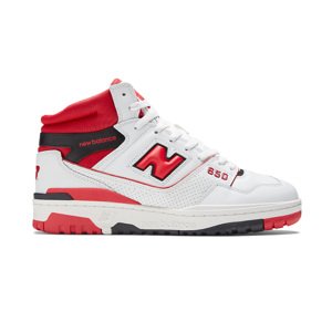New Balance 650 "White Red" - Pánske - Tenisky New Balance - Biele - BB650RWR - Veľkosť: 36
