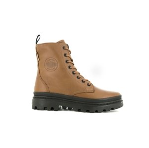 Palladium Pallatrooper Off Leather - Pánske - Tenisky Palladium - Hnedé - 77972-252-M - Veľkosť: 42