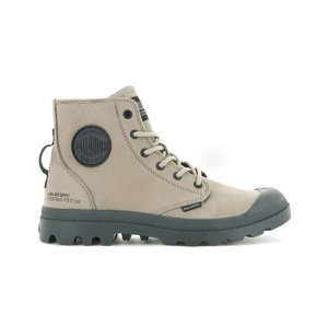 Palladium Pampa Hi Supply Leather - Pánske - Tenisky Palladium - Hnedé - 77963-297-M - Veľkosť: 46