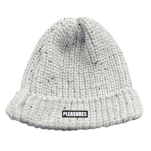 Pleasures Impact Watch Cap White - Unisex - Čapica Pleasures - Biele - P22W050-WHITE - Veľkosť: UNI