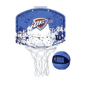 Wilson NBA Team Mini Hoop Oklahoma City Thunder - Unisex - Doplnok Wilson - Modré - WTBA1302OKC - Veľkosť: UNI