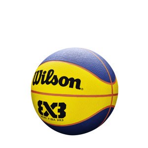 Wilson FIBA 3X3 Mini Rubber Basketball Size 3 - Unisex - Lopta Wilson - Žlté - WTB1733XB - Veľkosť: UNI