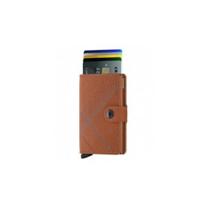 Secrid Miniwallet Stitch Linea Caramello - Unisex - Doplnok Secrid - Hnedé - MSt-Linea-Caramello - Veľkosť: UNI