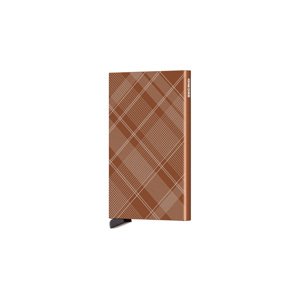 Secrid Cardprotector Laser Tartan Rust - Unisex - Doplnok Secrid - Hnedé - CLa-Tartan-Rust - Veľkosť: UNI