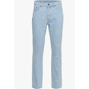 Karl Kani Small Signature Daisy Straight Leg Five Pocket Denim blea - Pánske - Nohavice Karl Kani - Modré - 6000337 - Veľkosť: 2XL