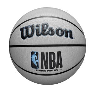 Wilson NBA Forge Pro UV Size 7 - Unisex - Lopta Wilson - Sivé - WZ2010801XB7 - Veľkosť: UNI