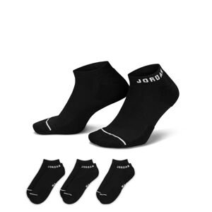 Jordan Everyday No-Show 3-Pack Socks Black - Unisex - Ponožky Jordan - Čierne - DX9656-010 - Veľkosť: L