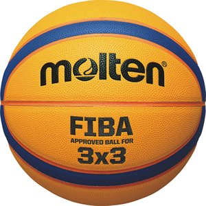 Molten FIBA Libertria 3x3 Size 6 - Unisex - Lopta Molten - Žlté - B33T5000 - Veľkosť: 6