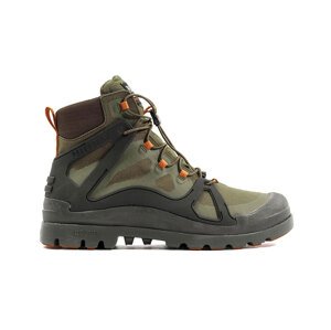 Palladium Pampa Lite+ Cage WP+ Olive Night - Pánske - Tenisky Palladium - Zelené - 08845-325-M - Veľkosť: 44