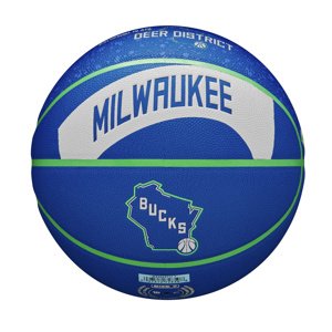 Wilson 2023 NBA Team City Collector MiWaukee Bucks Size 7 - Unisex - Lopta Wilson - Modré - WZ4024117ID7 - Veľkosť: 7