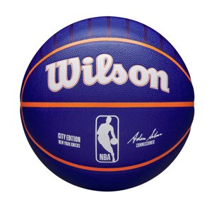 Wilson 2023 NBA Team City Collection New York Knicks Size 7 - Unisex - Lopta Wilson - Modré - WZ4024120ID7 - Veľkosť: 7