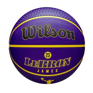 Wilson NBA Player Icon Outdoor Basketball LeBron New Size 7 - Unisex - Lopta Wilson - Fialové - WZ4027601XB7 - Veľkosť: 7
