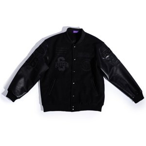 The Streets Varsity Jacket - Pánske - Bunda The Streets - Čierne - STRTSVARSJCKT - Veľkosť: XL