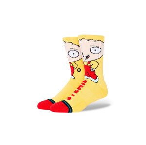 Stance Stewie Crew Sock - Unisex - Ponožky Stance - Žlté - A555D23STE-YEL - Veľkosť: 38